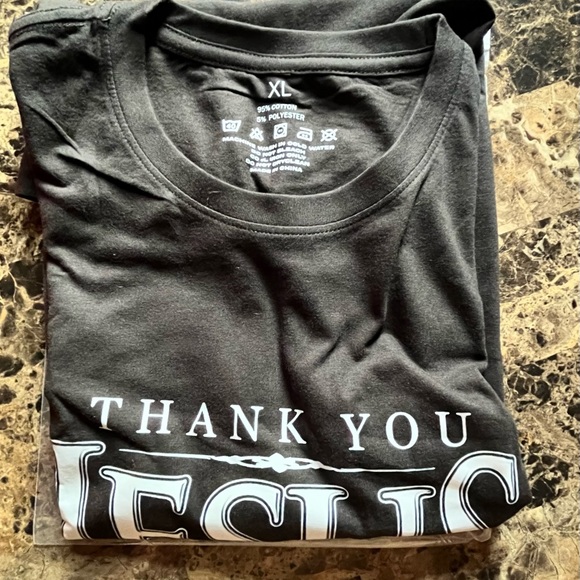 NWT Women’s Graphic Design Thank You Jesus Short-Sleeved T-shirt Size XXL - Picture 6 of 10